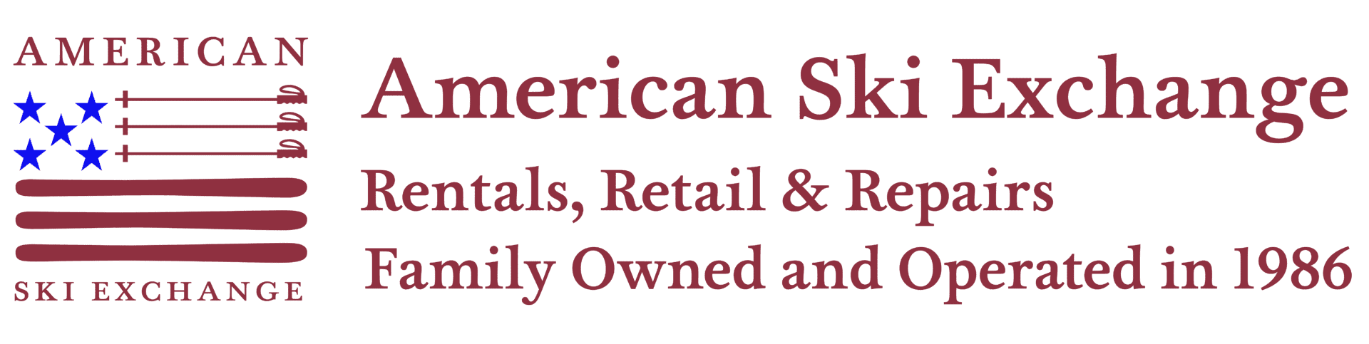 American Ski Exchange logo - ski and snowboard rentals in Vail, Colorado