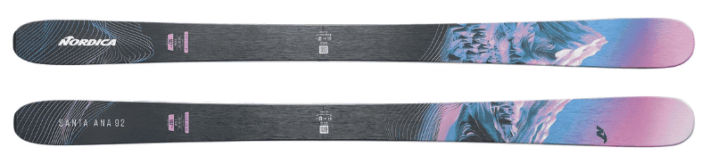 Nordica Santa Ana 92 women's rental skis at American Ski Exchange in Vail