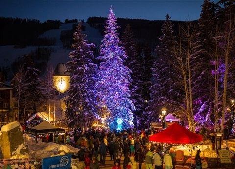 annual town of vail tree lighting ceremony